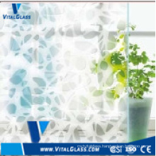 4mm-6mm Silk-Screening Decorative Art Glass with CE & ISO9001